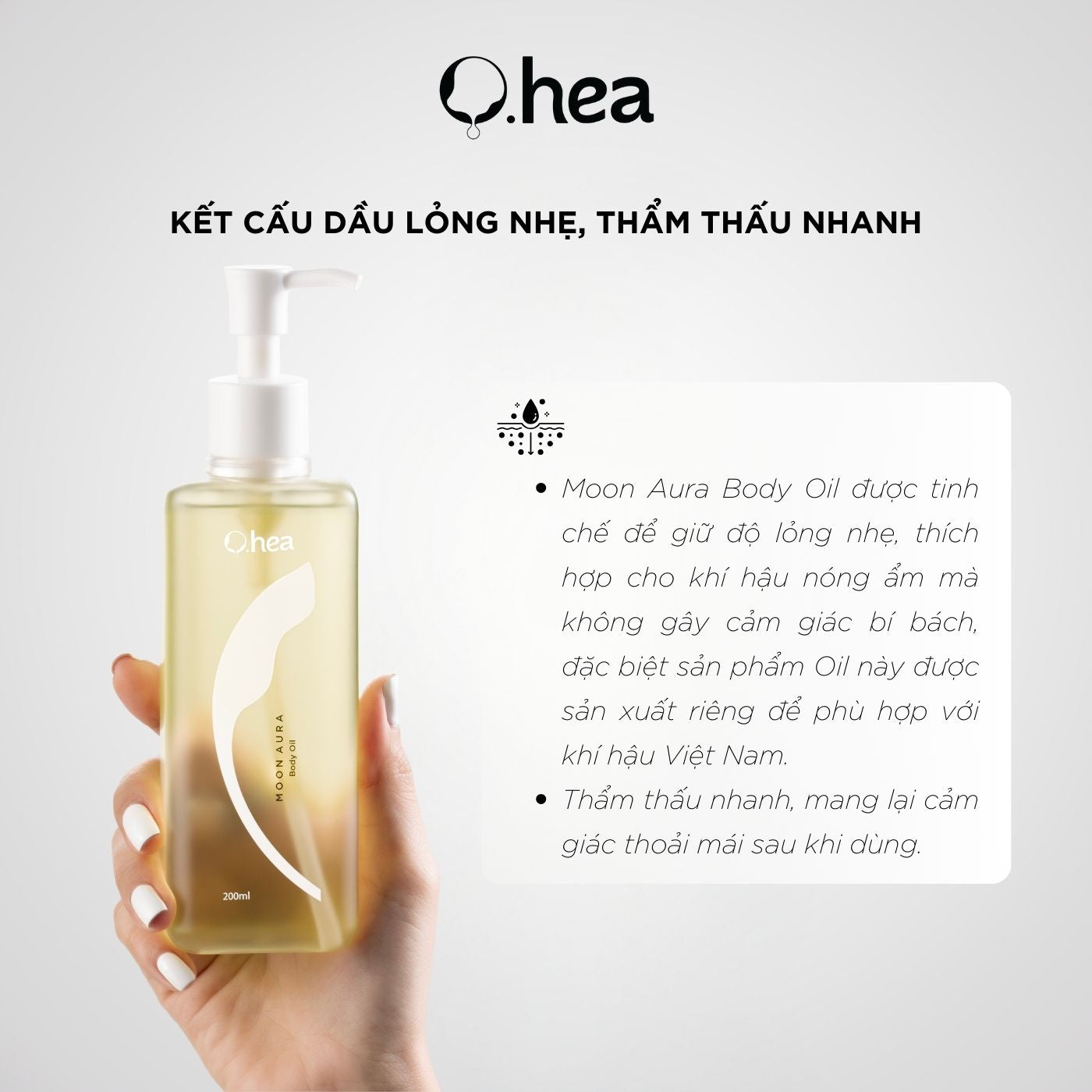 Dầu dưỡng cơ thể - Moon Aura Body Oil 200ml